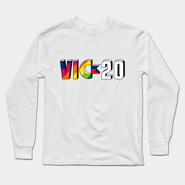 Commodore VIC-20 - Version 1 Long Sleeve T-Shirt by RetroFitted